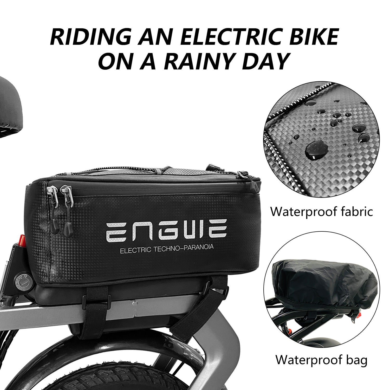 Engwe ITALIA - Waterproof Bike Rack Bag
