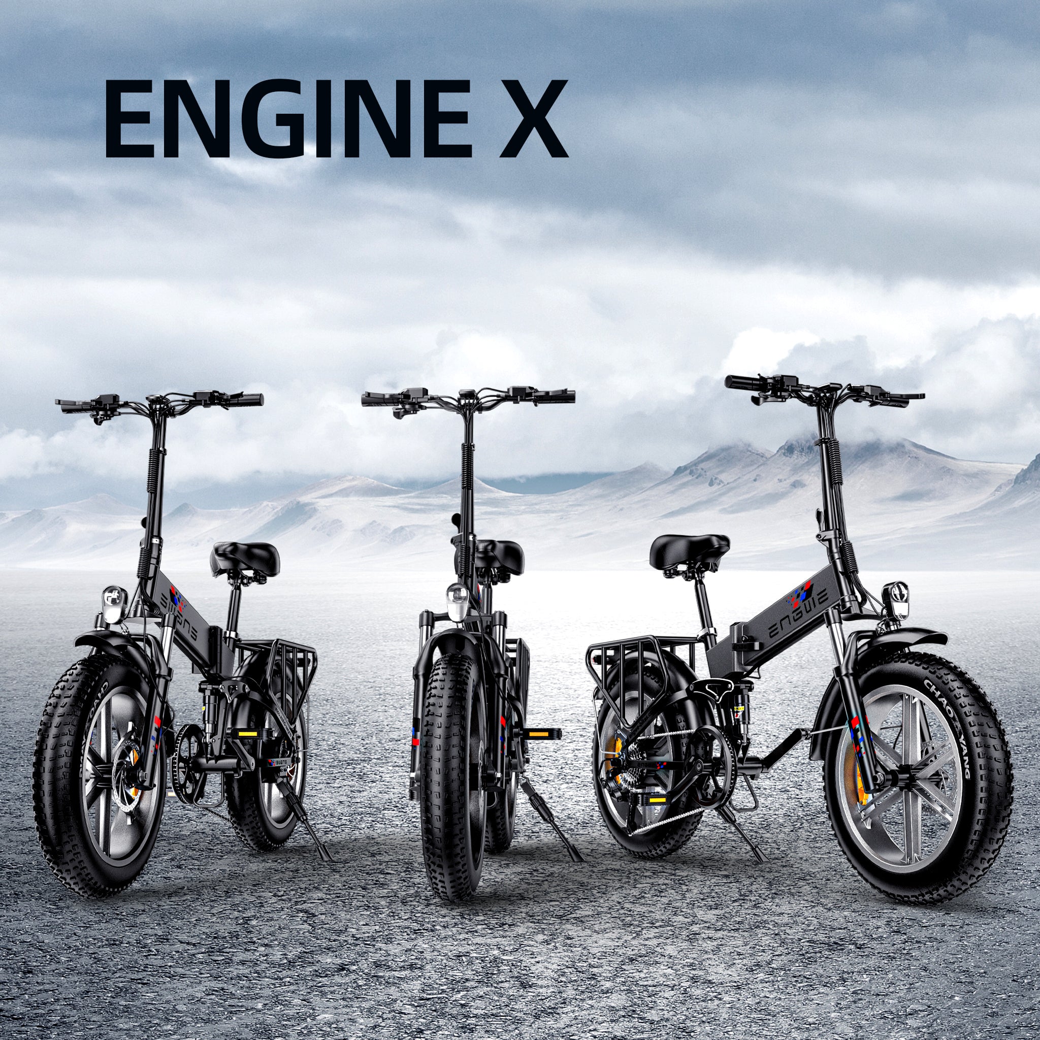 ENGWE ITALIA - Engine X - 250W Foldable E-bike 13Ah 25km/h 100km Eu Version