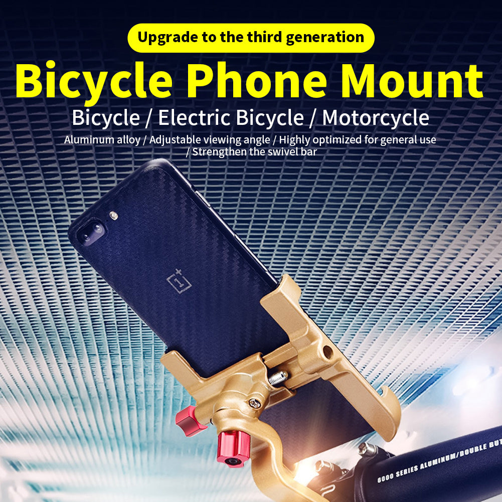 Engwe ITALIA - Supporto per telefono da bici ruotante a 360°, interamente in lega di alluminio. Successo